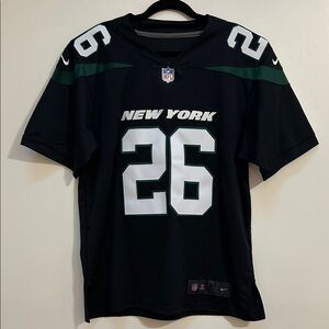 NFL New York Jets  Nike‎ Jersey Le’Veon Bell #26 On Field Stealth Size Medium